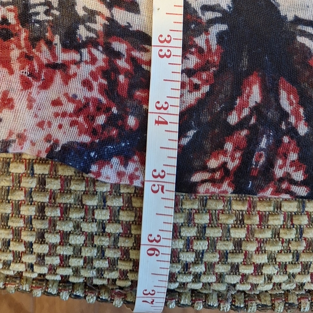 Symmetrical Print Bohemian Style Infinity Scarf - Picture 4 of 8